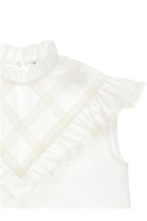 White cotton ruffled top PHILOSOPHY KIDS | I1G30371160001